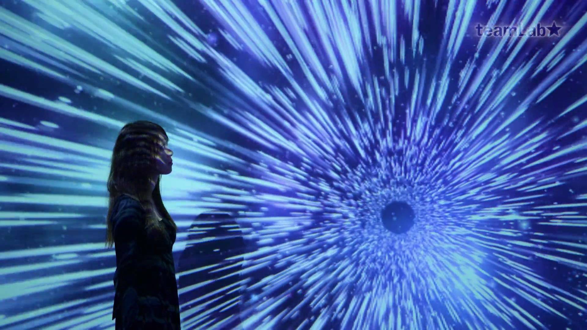 Interactive Magnetic Field Theater by teamLab